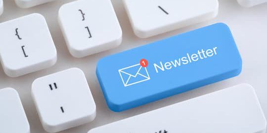 Newsletter stock-image